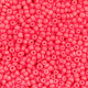 Glas rocailles kralen 11/0 (2mm) Neon coral red